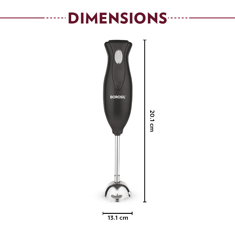 My Borosil Food Mixers & Blenders Borosil Smartblend Hand Mixer, HB01