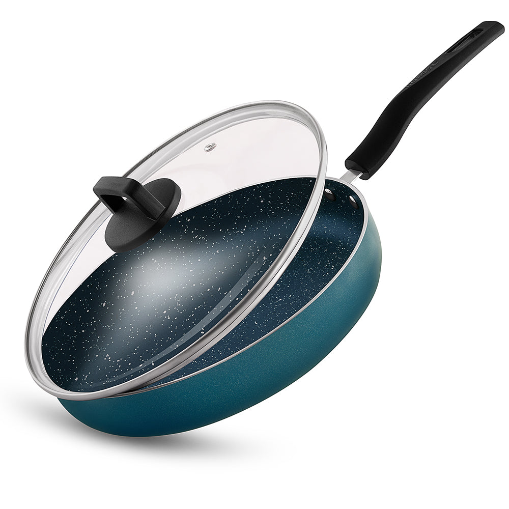 My Borosil Frying Pans Borosil Pro Chef Non-stick Deep Pan w Lid