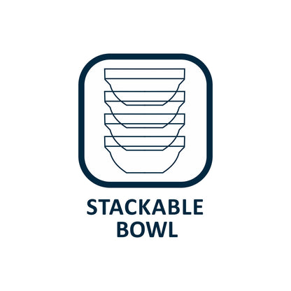 My Borosil Glass Bowls & Katoris 35 ml x 6 Borosil Stackable Chutney Katoris