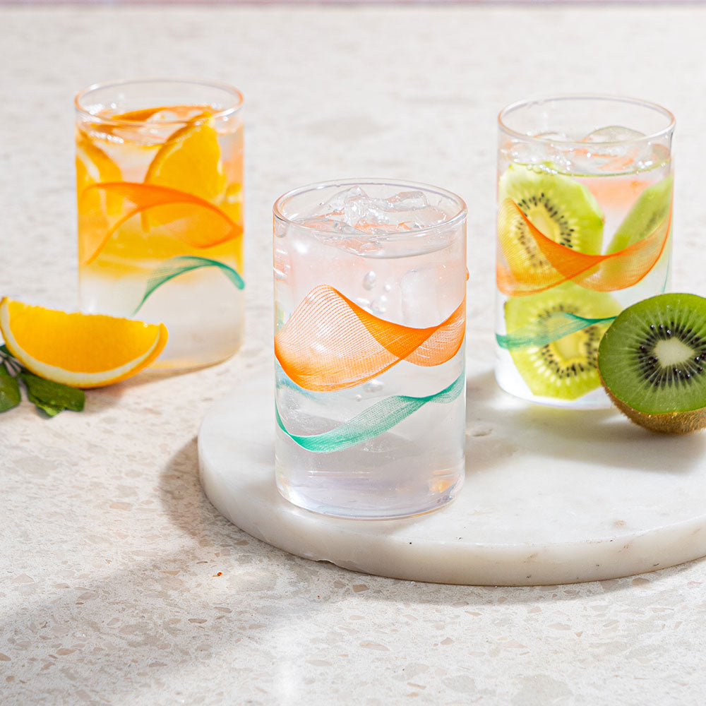 Borosil Pride Vision Glass, Set of 6, 350ml