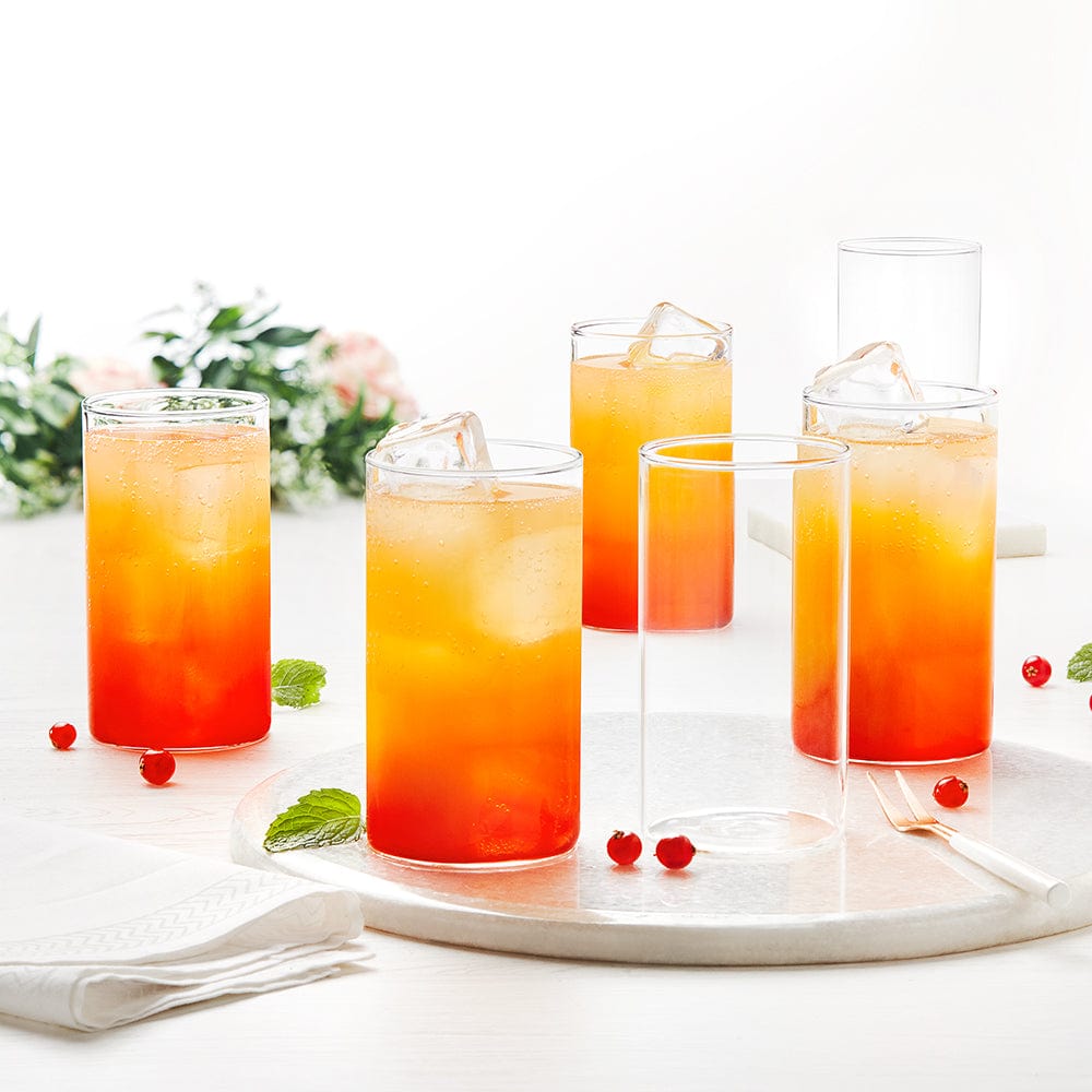 Borosil Vision Glass Tumbler Set