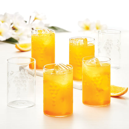 Borosil Berry Glass, Set of 6, 295ml