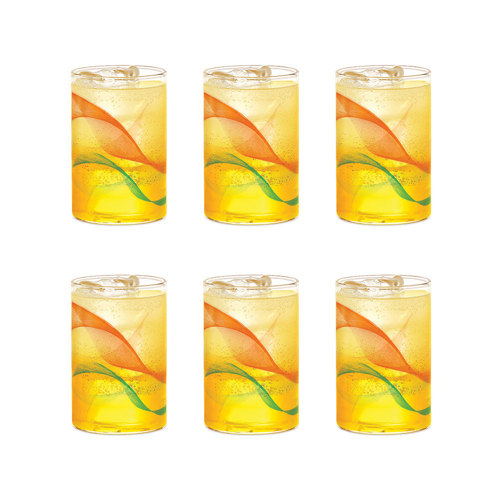 My Borosil Glass Tumblers Borosil Pride Vision Glass, Set of 6