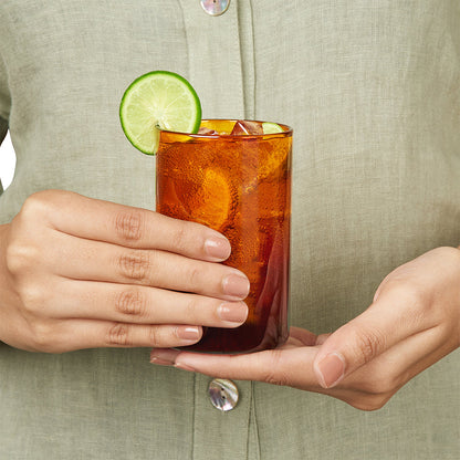 Borosil Vision Amber Glass Set