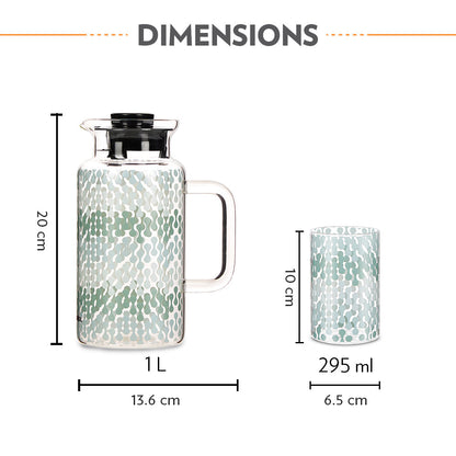 Vista Multipurpose Jug w Glasses