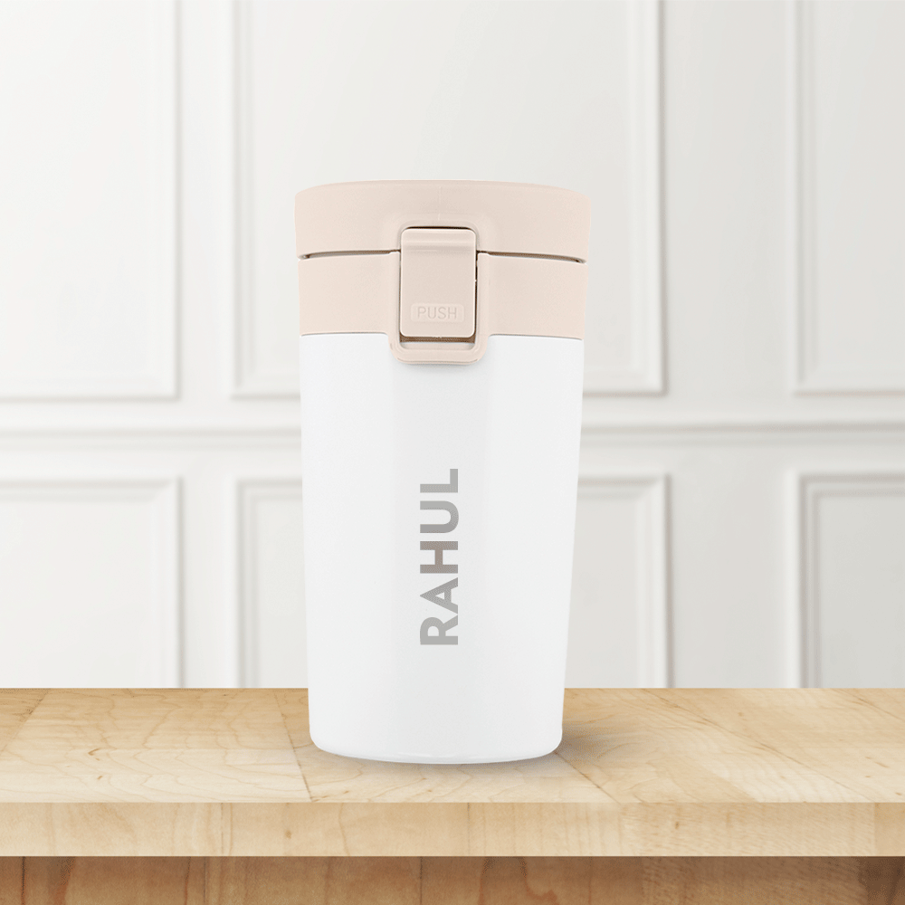 Personalised Coffeemate Insulated Mug, White
