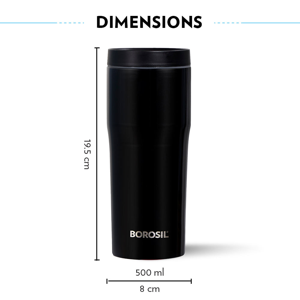 My Borosil Insulated Mug 480 ml Hike Tumbler, 480 ml