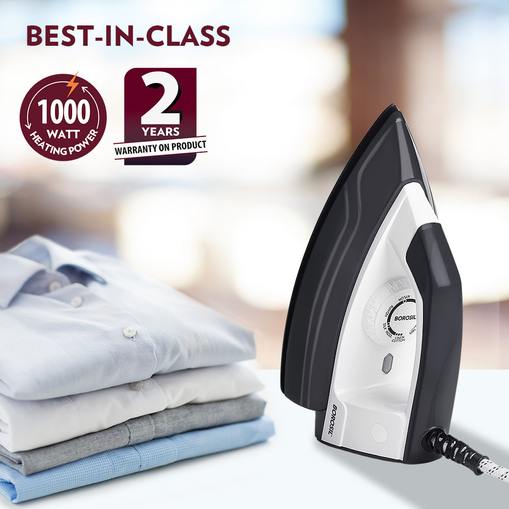 My Borosil Irons & Ironing Systems Borosil Glider Dry Press Iron