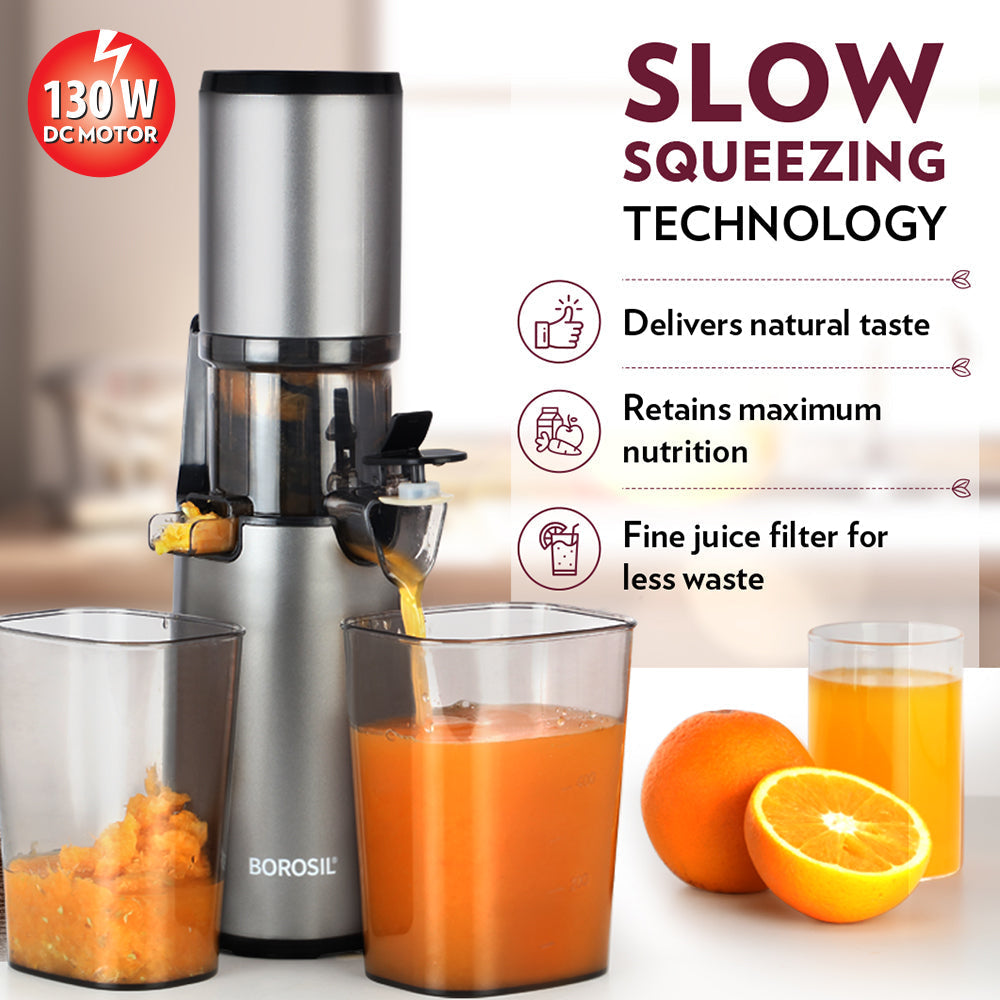 My Borosil Juicers Borosil Smart Juice Slow Juicer