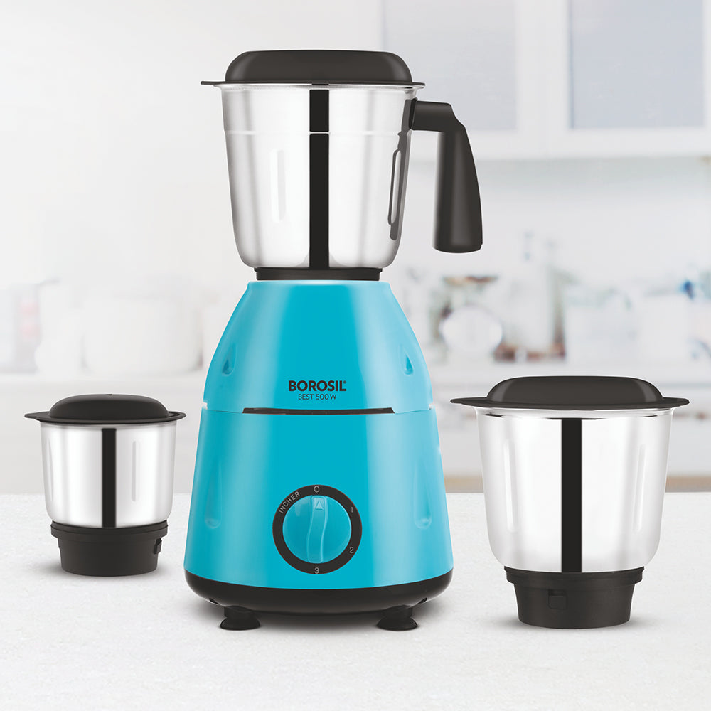 Powerful Mixer Grinder – Blue | Multi-Purpose Kitchen Appliance