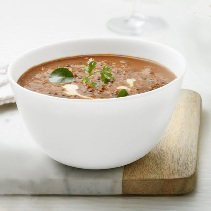 Larah by Borosil White Mixing n Serving Bowl, 1L