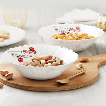 Chrys Red Multipurpose Bowl, 2 pc Set