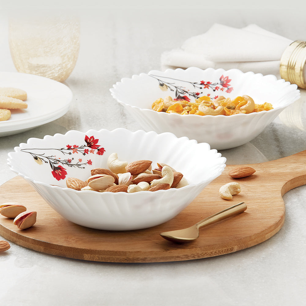 Chrys Red Multipurpose Bowl, 2 pc Set