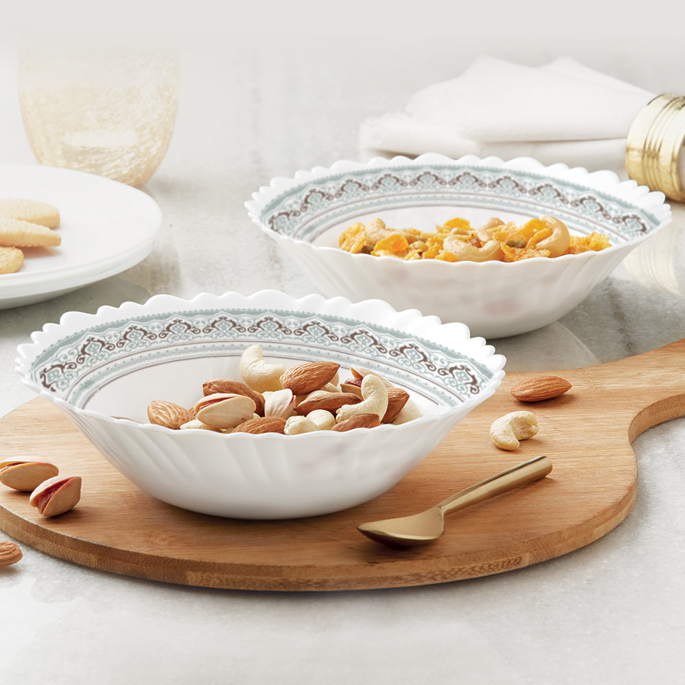 Larah by Borosil Classic Multipurpose Bowl, 2 pc Set