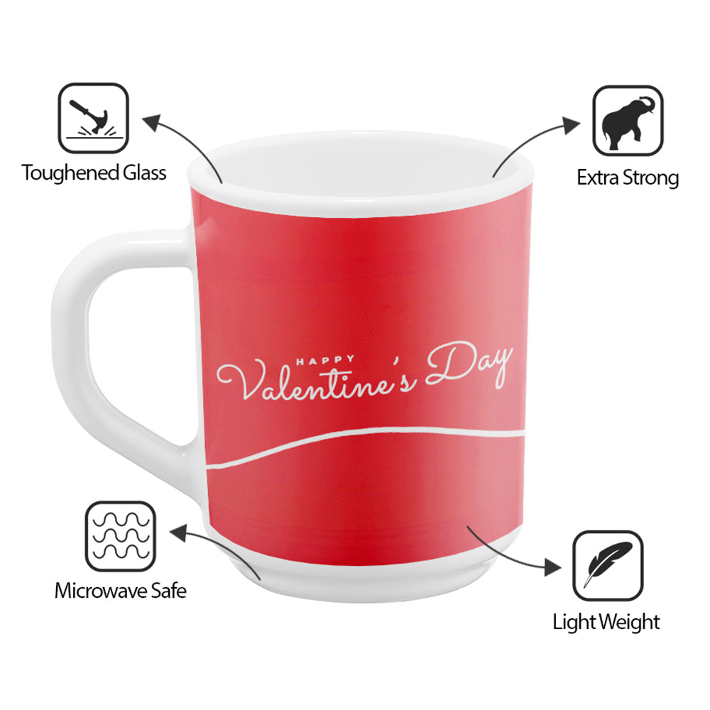 My Borosil Opal Tea Series Larah By Borosil Valentine Day Mug Set