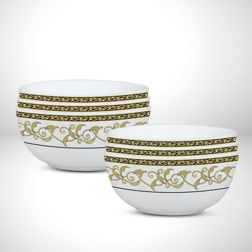 My Borosil Opalware Bowls & Katoris 6 pc Set Larah by Borosil Royale Soup Bowl Set