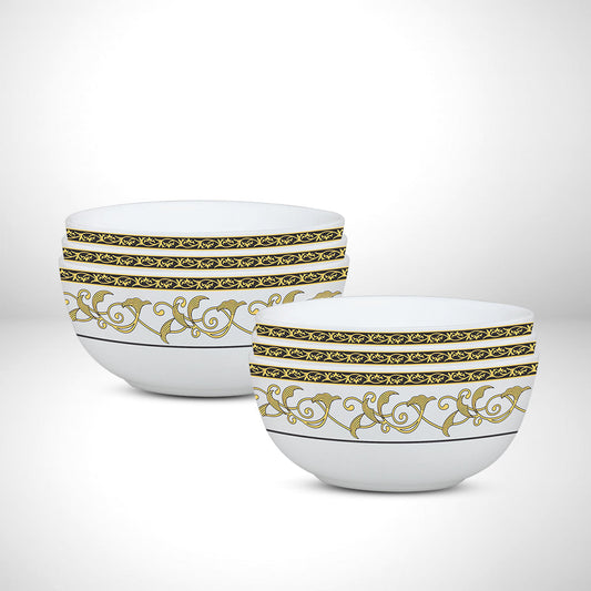 My Borosil Opalware Bowls & Katoris 6 pc Set Larah by Borosil Royale Veg Bowl Set