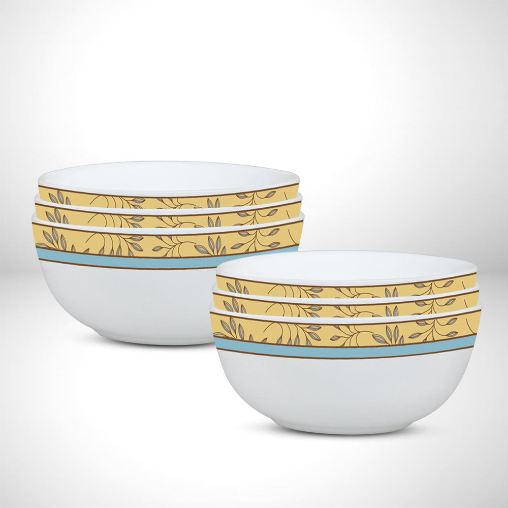 My Borosil Opalware Bowls & Katoris 6 pc Set Larah by Borosil Sunhara Soup Bowl Set