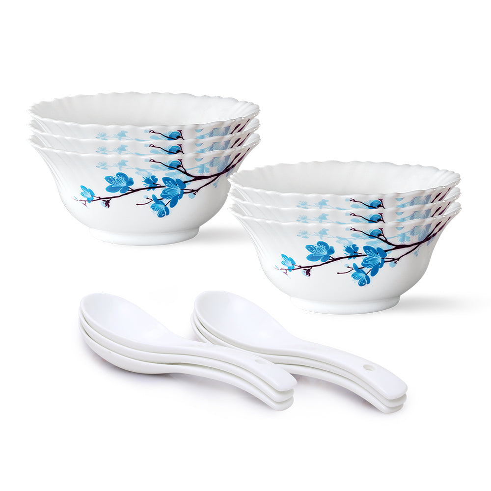 My Borosil Opalware Bowls & Katoris Serves 6 Larah by Borosil Mimosa Soup Bowl Set