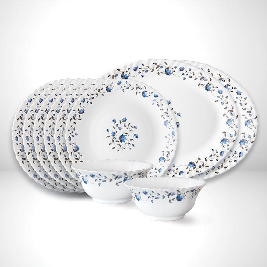 Larah by Borosil Helena Snack Set, 10 pc