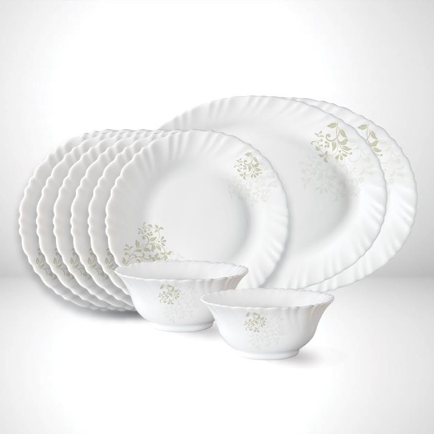 Larah by Borosil Ingot Snack Set, 10 pc