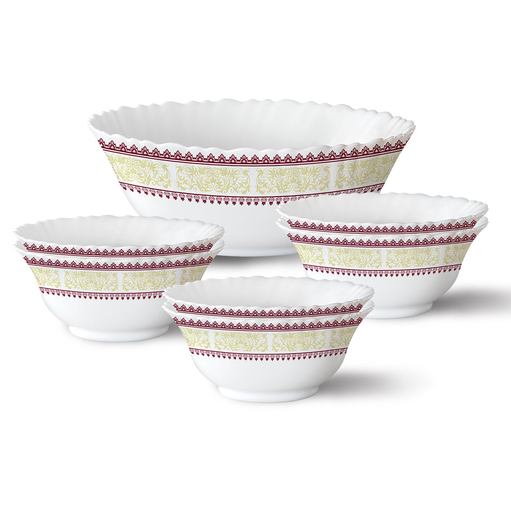 Larah by Borosil Elega Pudding Set, 7 pc (Small)
