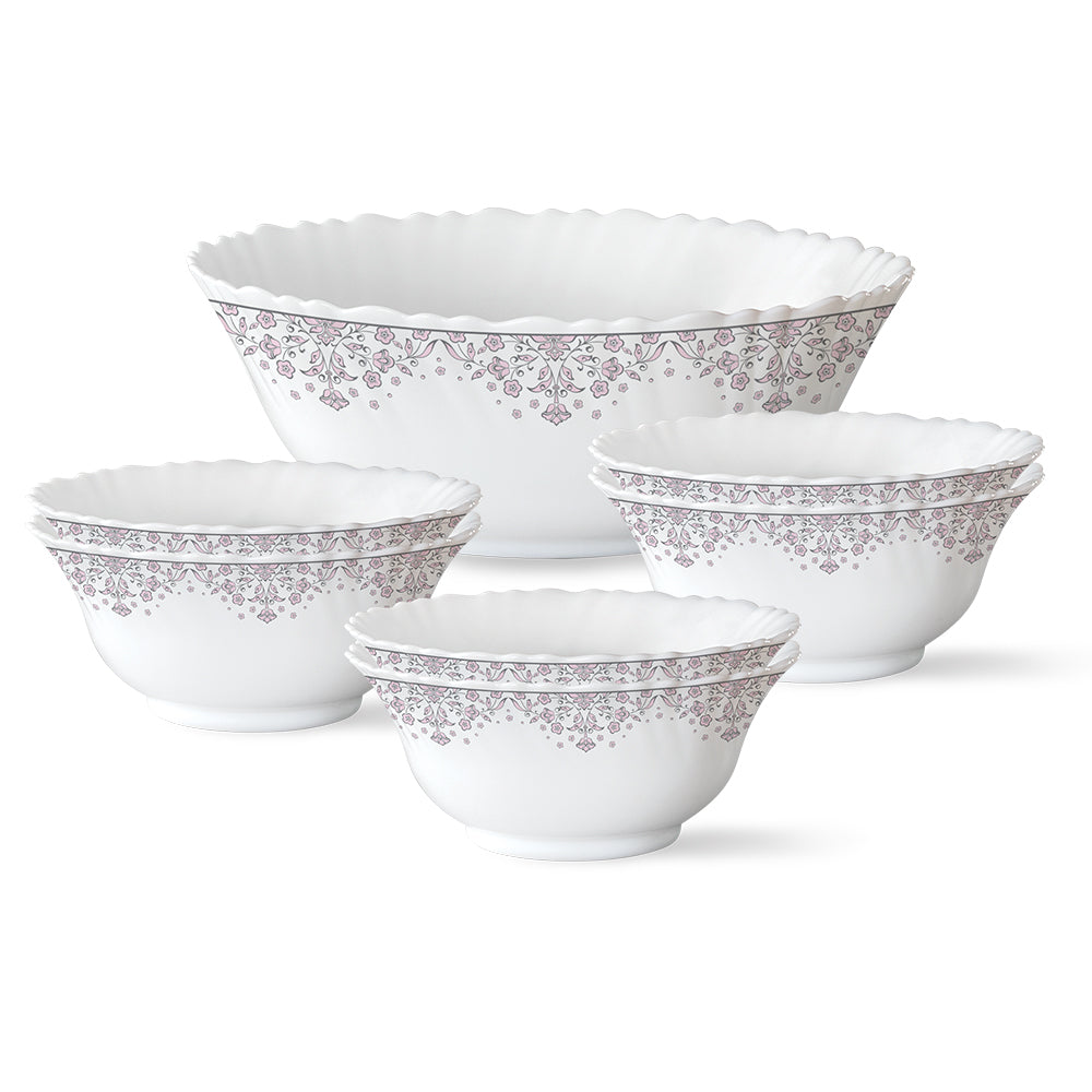 Larah by Borosil Lark Pudding Set, 7 pc (Small)