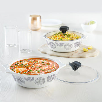 Larah by Borosil Moonbeam Casserole Set