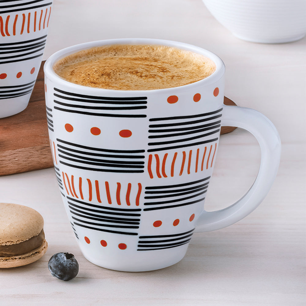 Larah by Borosil Doodle Mug, 350ml