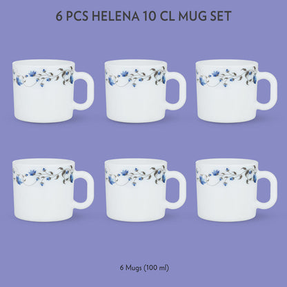 Larah Helena Mug Set, 180ml x 12