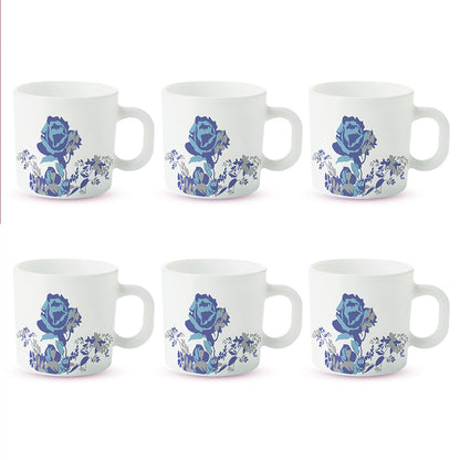 Larah Blue Cascade Mug Set, 240ml x 2