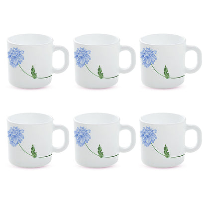 Larah Blue Mist Mug Set, 240ml x 2