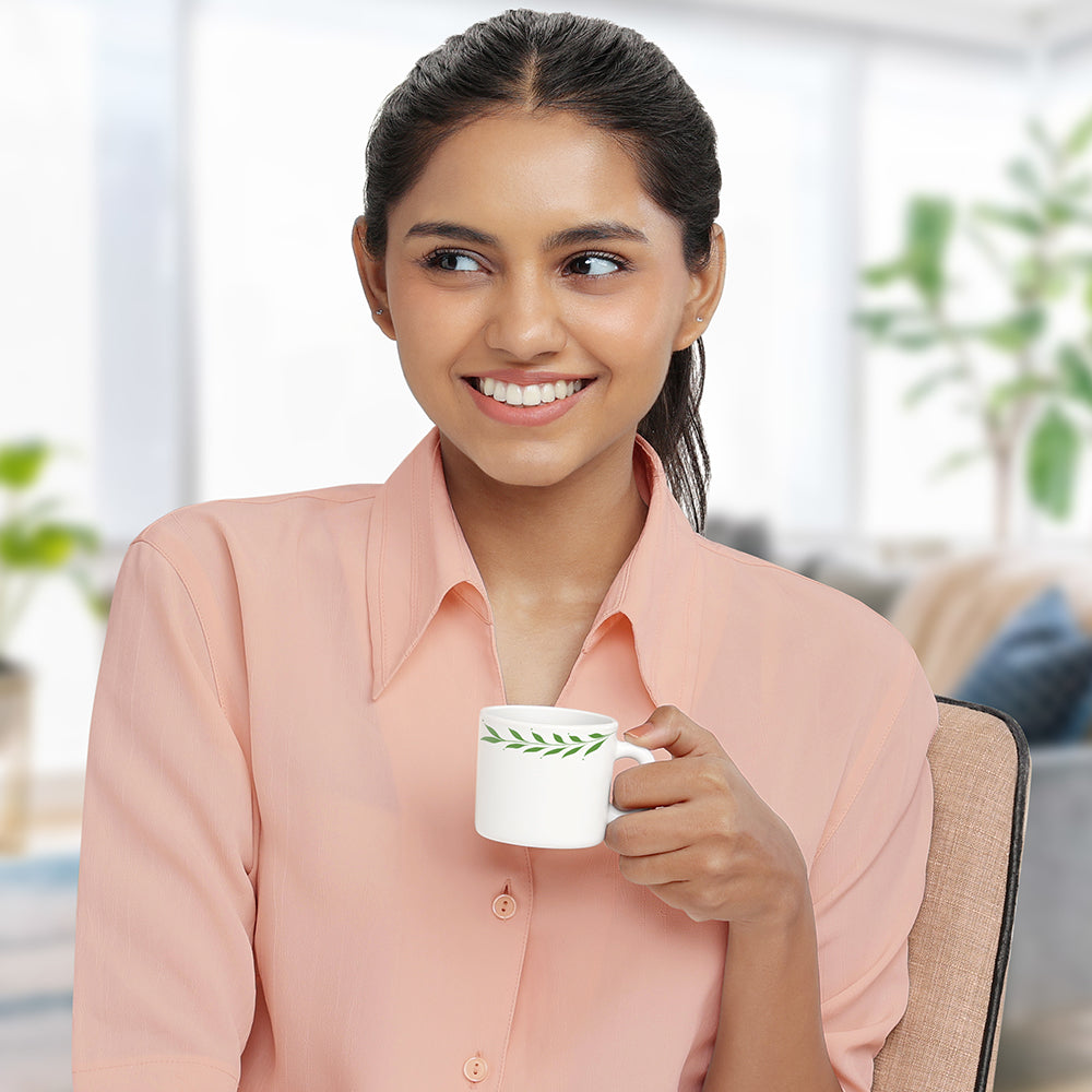 Larah by Borosil Botanica Mug Set, 240ml x 2