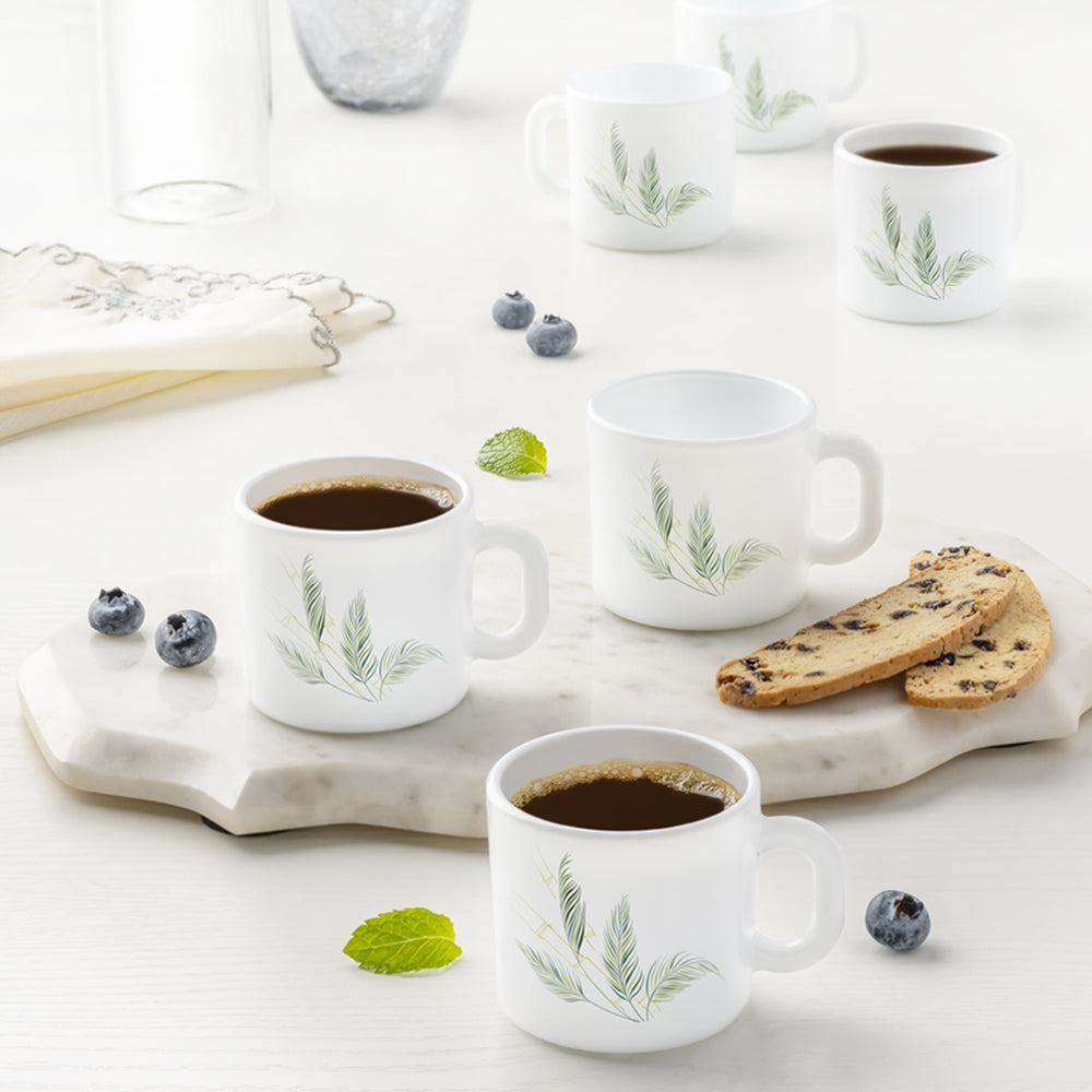 Larah by Borosil Breeze Mug Set, 240ml x 2