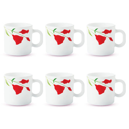 Larah by Borosil Diana Mug Set, 240ml x 2