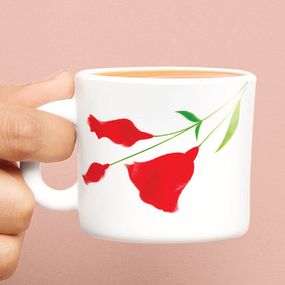 Larah by Borosil Diana Mug Set, 180ml x 12