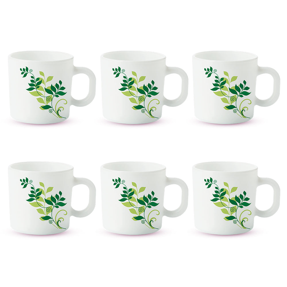 My Borosil Opalware Coffee Mugs & Travel Mugs Fern Mug Set