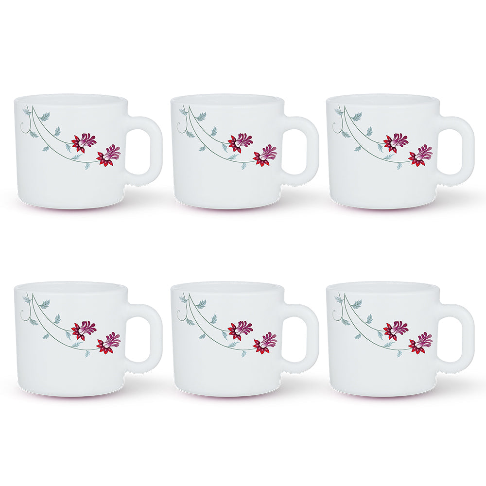 My Borosil Opalware Coffee Mugs & Travel Mugs Flower Pot Mug Set