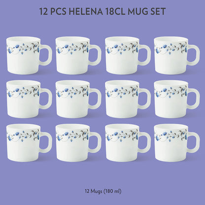 Larah Helena Mug Set, 180ml x 12