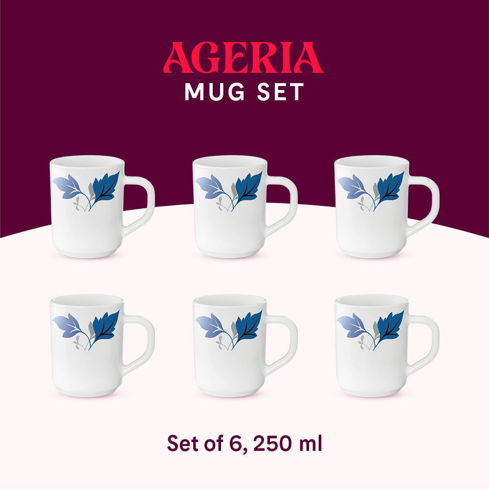 My Borosil Opalware Coffee Mugs & Travel Mugs Larah by Borosil Ageria Mug Set