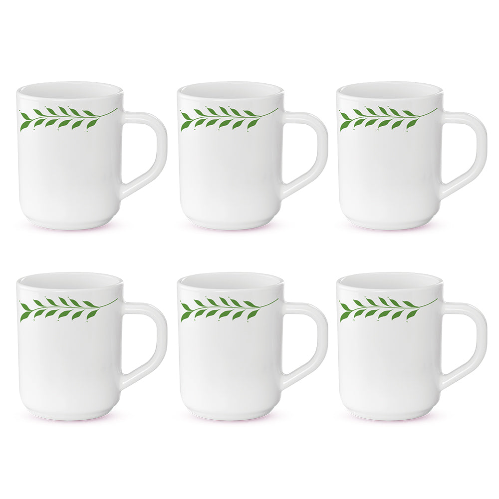 Larah by Borosil Botanica Mug Set, 240ml x 2