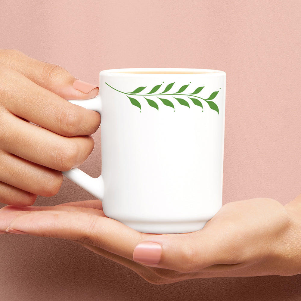 Larah by Borosil Botanica Mug Set, 240ml x 2