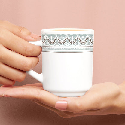 Larah Classic Mug Set, 180ml x 12