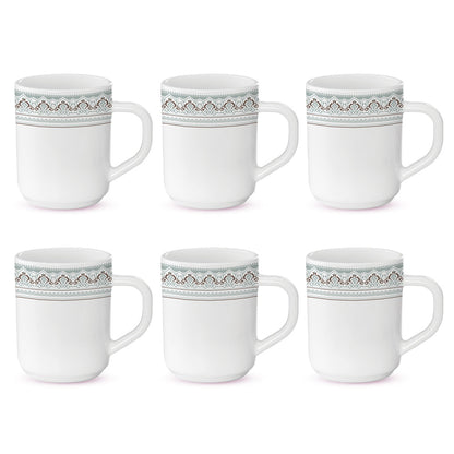 Larah Classic Mug Set, 180ml x 12