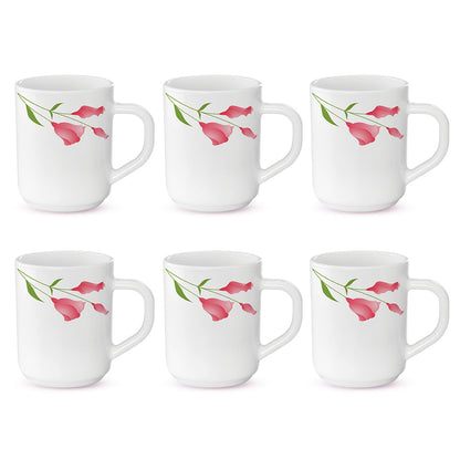 Larah by Borosil Diana Mug Set, 240ml x 2