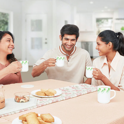 Larah Green Herbs Mug Set