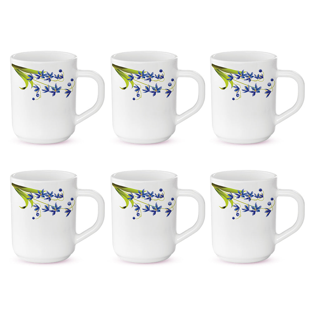 My Borosil Opalware Coffee Mugs & Travel Mugs Larah by Borosil Lavender Mug Set