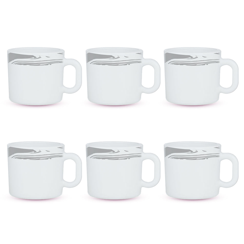 My Borosil Opalware Coffee Mugs & Travel Mugs Larah by Borosil Marble Mug Set