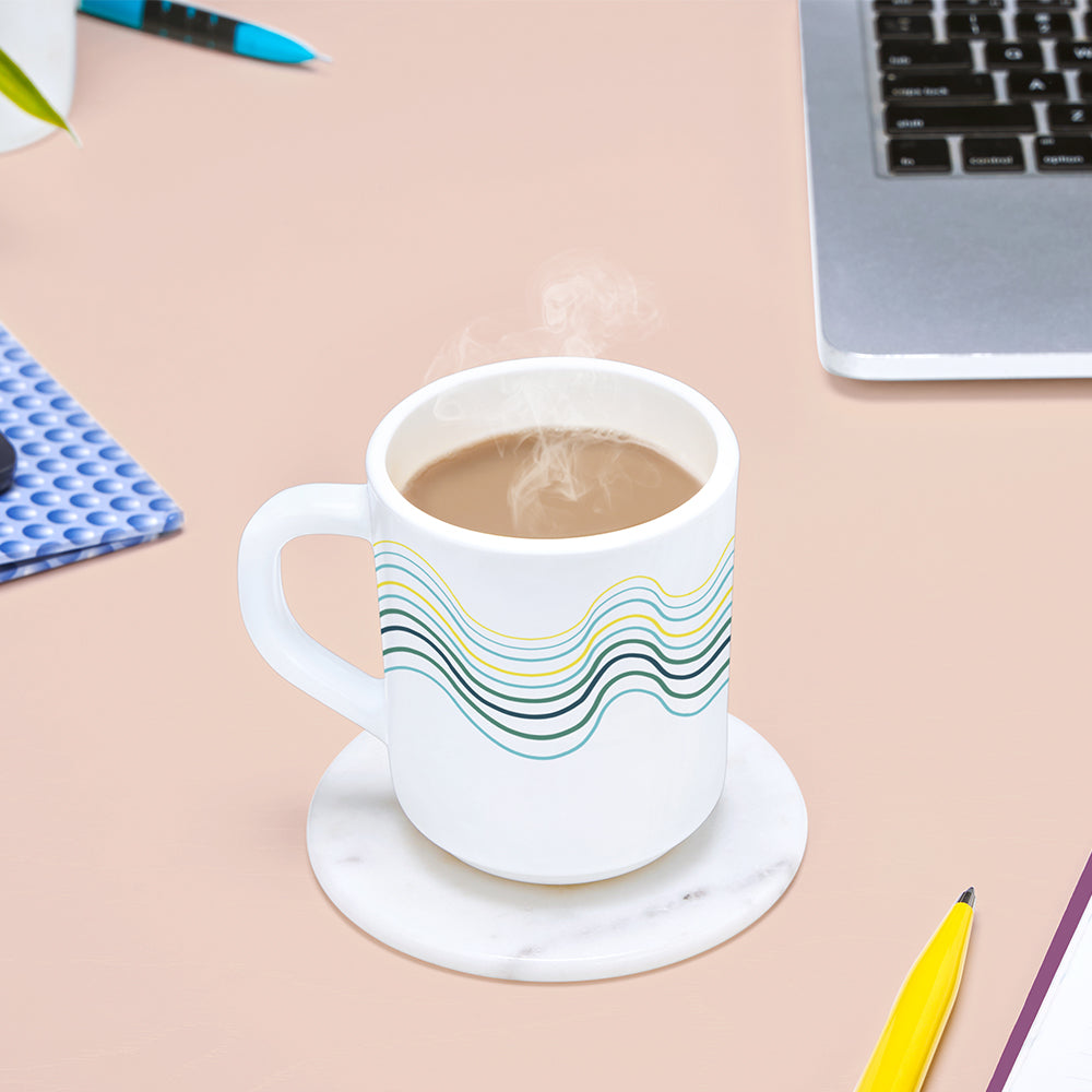 Larah by Borosil Mia Mug Set, 180ml x 6