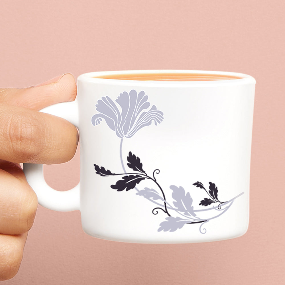 Larah by Borosil Millenia Mug Set, 180ml x 12